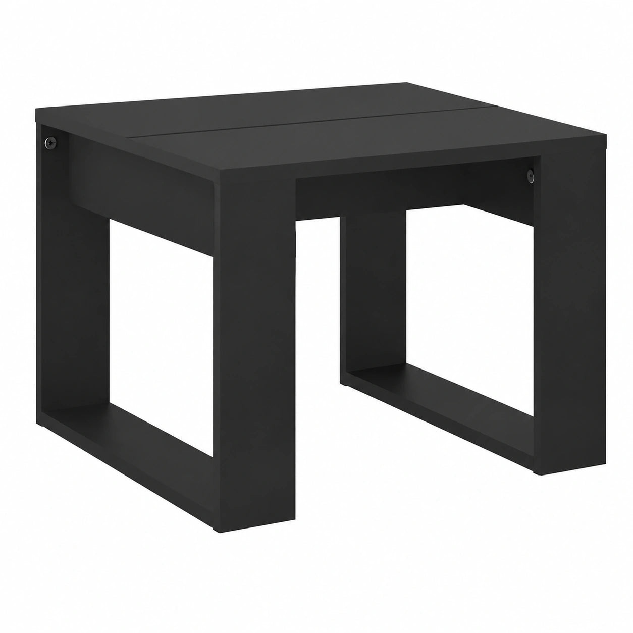 Moderner Beistelltisch in Schwarz – 50x50x35 cm, Holzwerkstoff