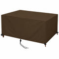 Wasserdichte Rattanmöbel Abdeckung 320x160x100 cm - Robustes 420D Oxford-Gewebe mit UV-Schutz für Gartentisch