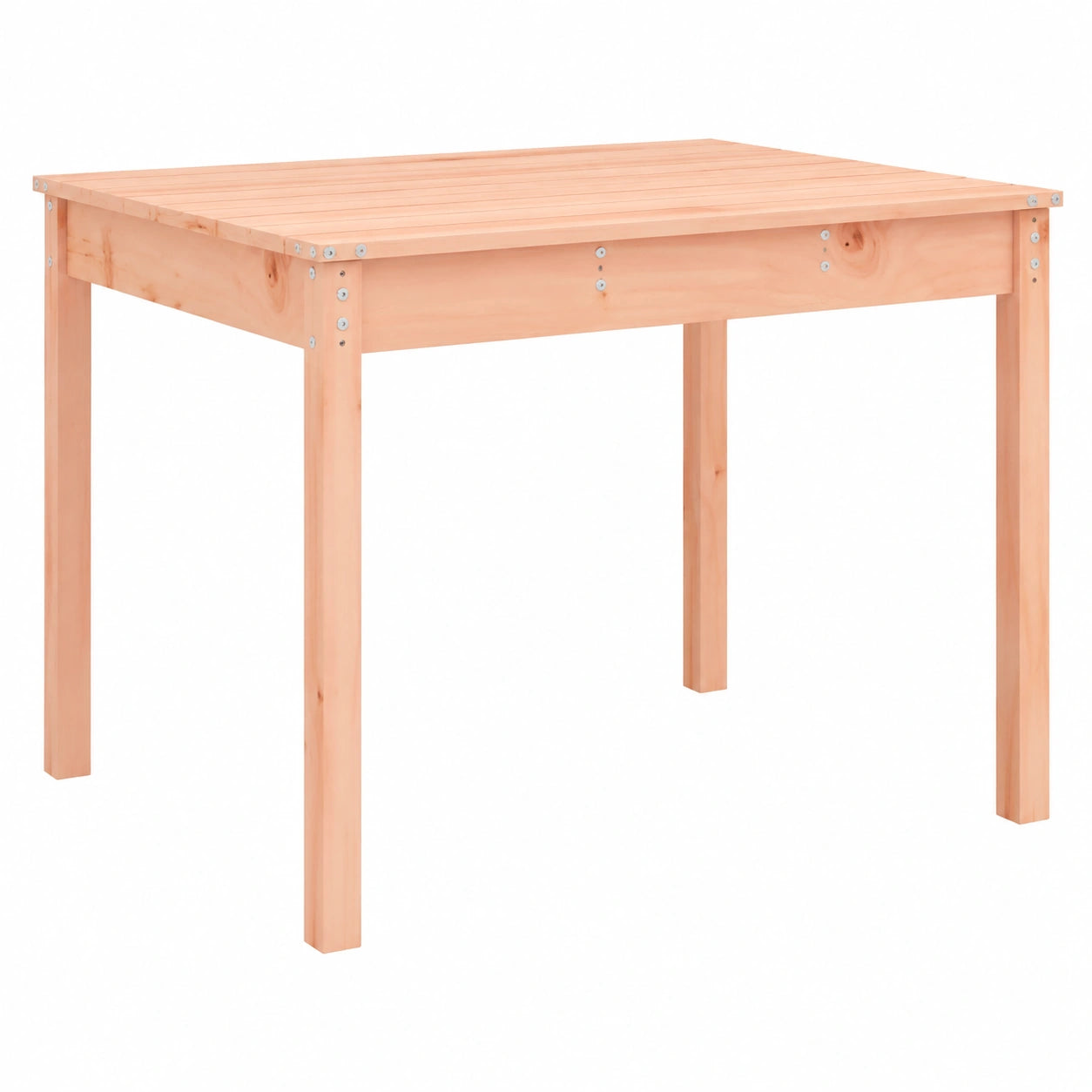 Wetterfester Holztisch für Garten und Balkon, aus Douglasienholz, 82,5x82,5x76 cm