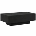 Moderner Couchtisch in Eichen-Optik, Schwarz, 100 x 49,5 x 31 cm - Langlebig und stilvoll für Ihr Wohnzimmer