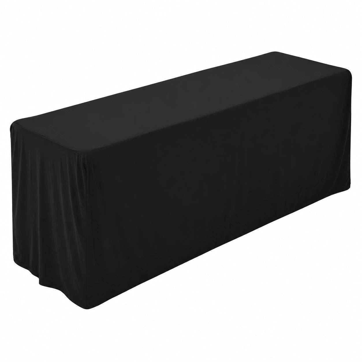 Stretch-Tischdecke für rechteckigen Tisch, 6 Fuß, knitterfrei, ideal für Hochzeiten und Bankette