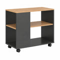 Vicco Rollbarer Couchtisch Marian, Eiche Goldkraft/Anthrazit, 70 x 36,6 cm, flexibel im Wohnzimmer nutzbar