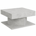 Moderner Beton-Grauer Couchtisch aus Holzwerkstoff, 57x57x30cm