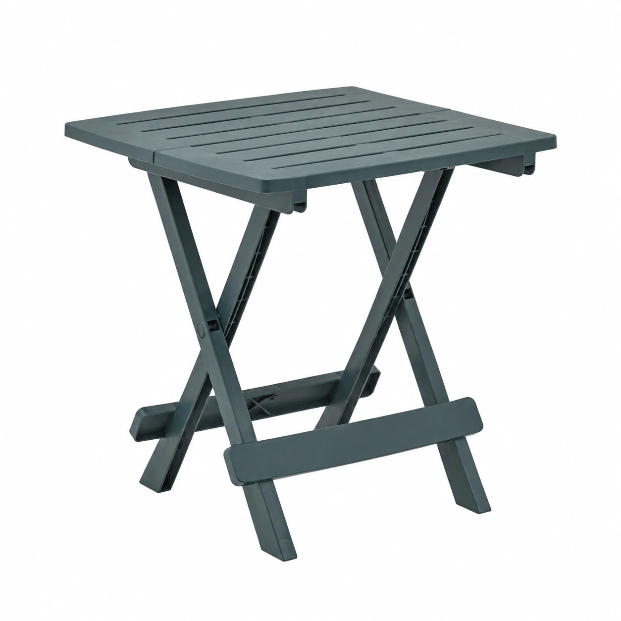 vidaXL Klappbarer Gartentisch aus Kunststoff, Grün, 45x43x50 cm