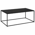 Industriedesign Couchtisch Davis 113 cm aus schwarzem Metall