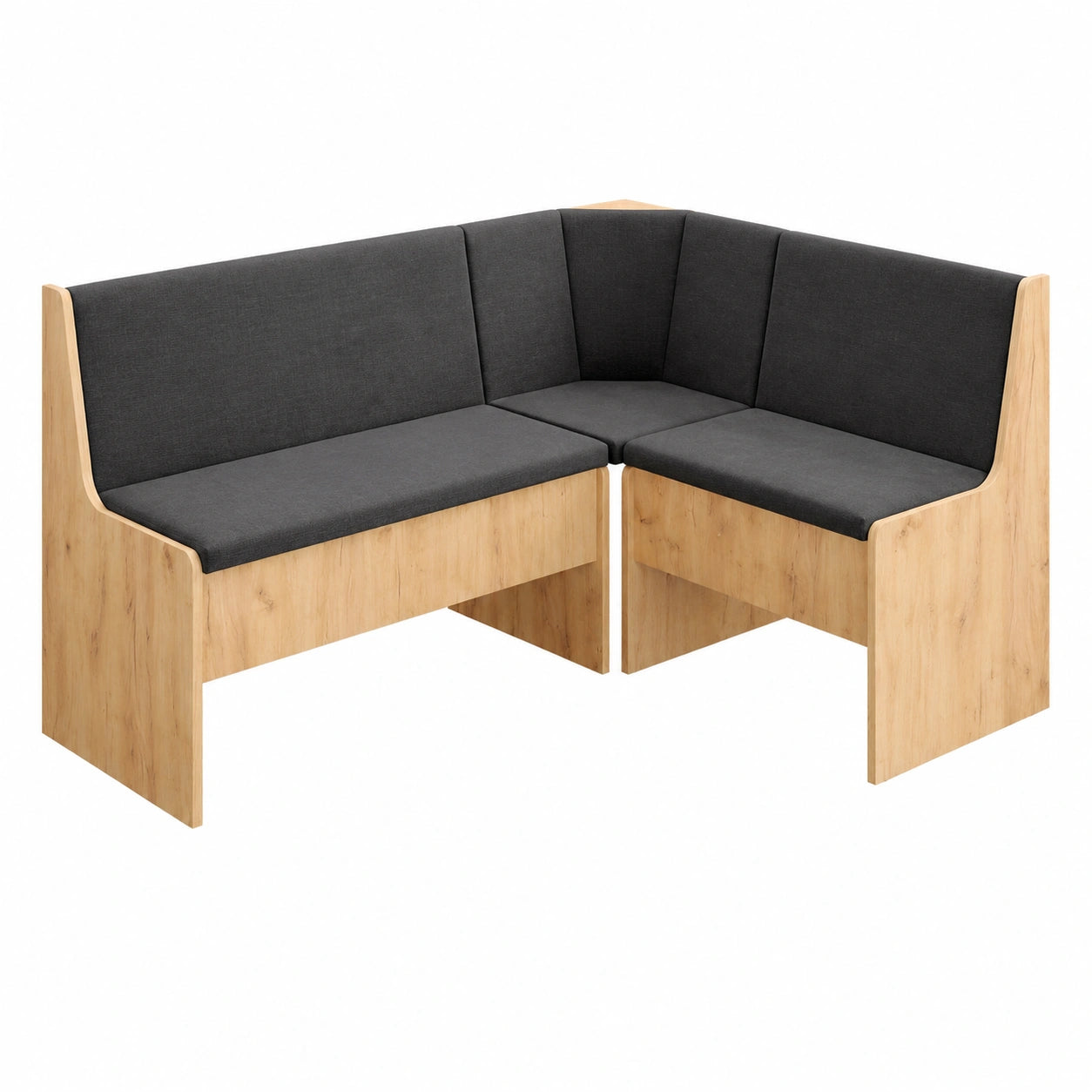 Vicco Eckbankgruppe Ramon, Eiche Goldkraft, 150x51 cm, mit praktischem Stauraum