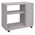 Moderner Beistelltisch aus Holzwerkstoff, Grau Sonoma, 70x35x55 cm