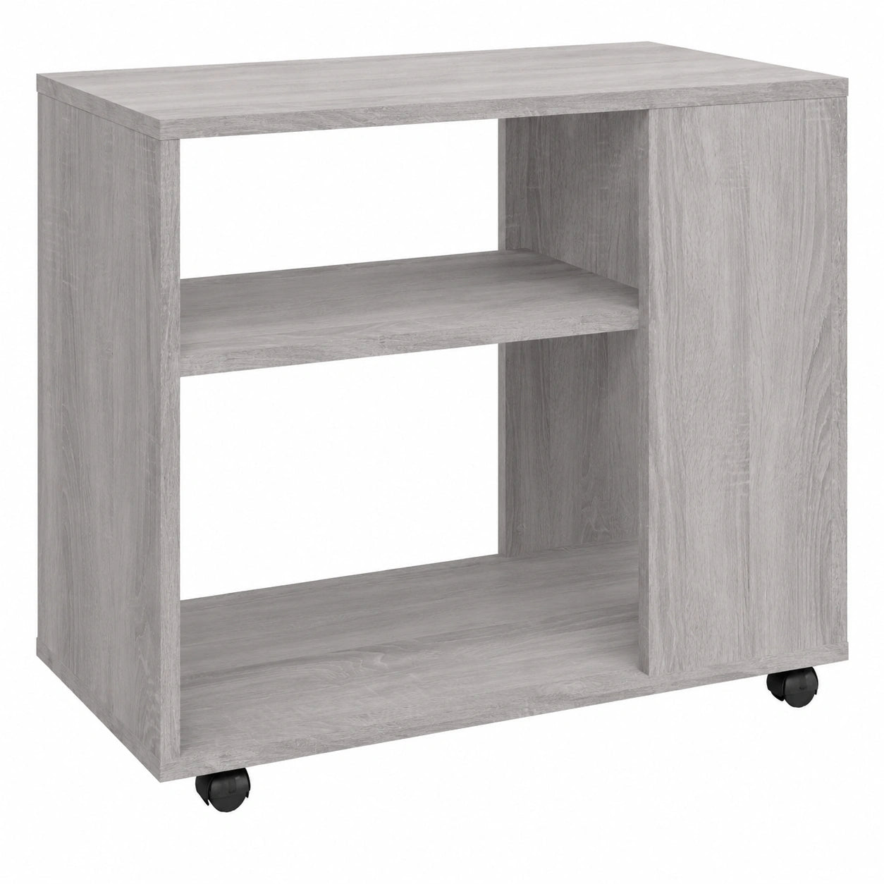 Moderner Beistelltisch aus Holzwerkstoff, Grau Sonoma, 70x35x55 cm
